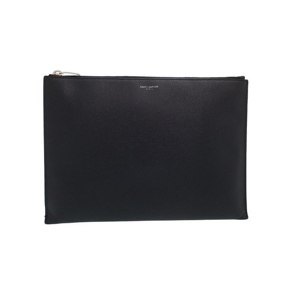Saint Laurent Bag Zip Tablet Clutch PARIS Sleeve - Picture 1 of 8